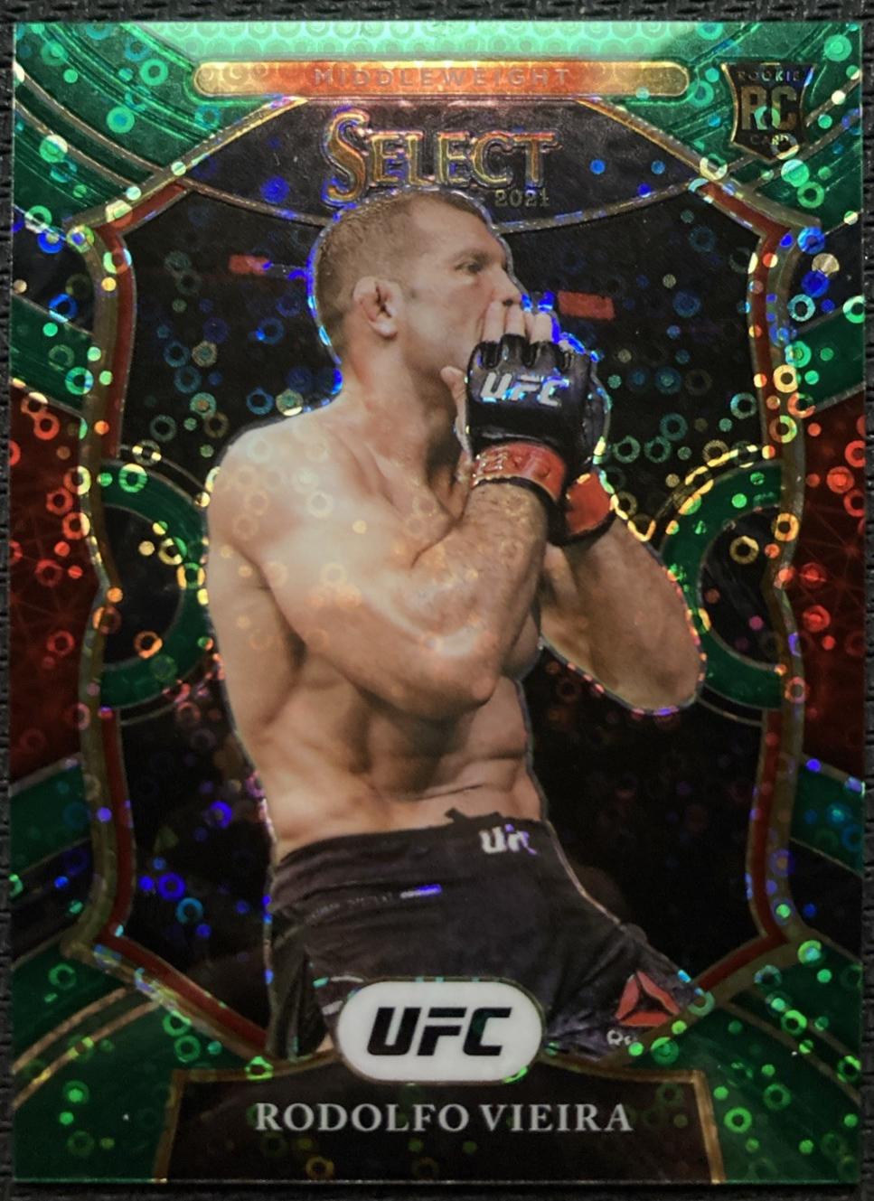 Rodolfo Vieira 2021 Panini Select UFC Concourse #89 Green Disco