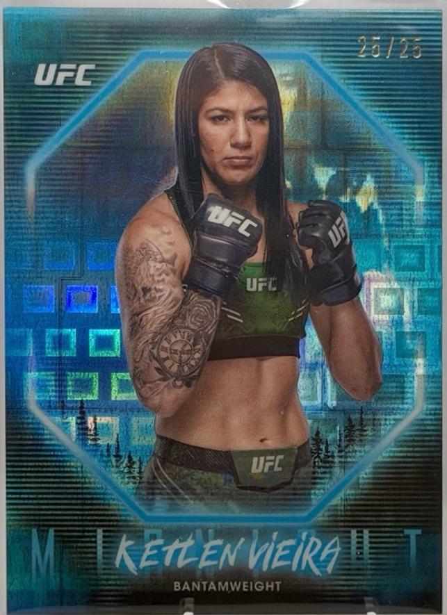 Ketlen Vieira 2025 Topps Midnight UFC Base #29 Moonrise