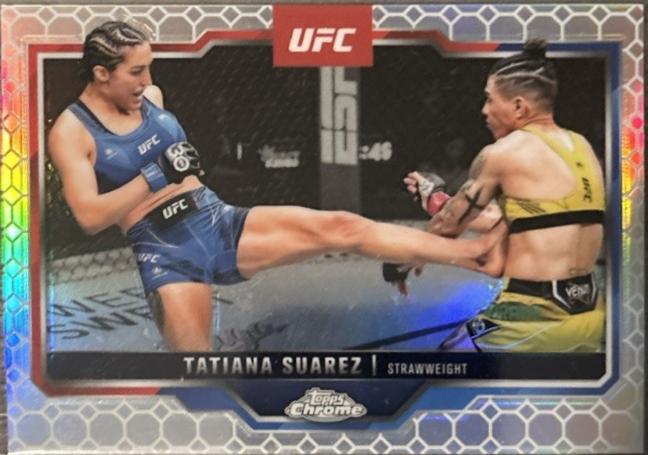 Tatiana Suarez 2025 Topps Chrome UFC Base #72 OctaFractor