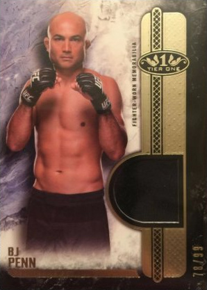 BJ Penn 2017 Topps UFC Knockout Tier One Relics #T1R-BP Green