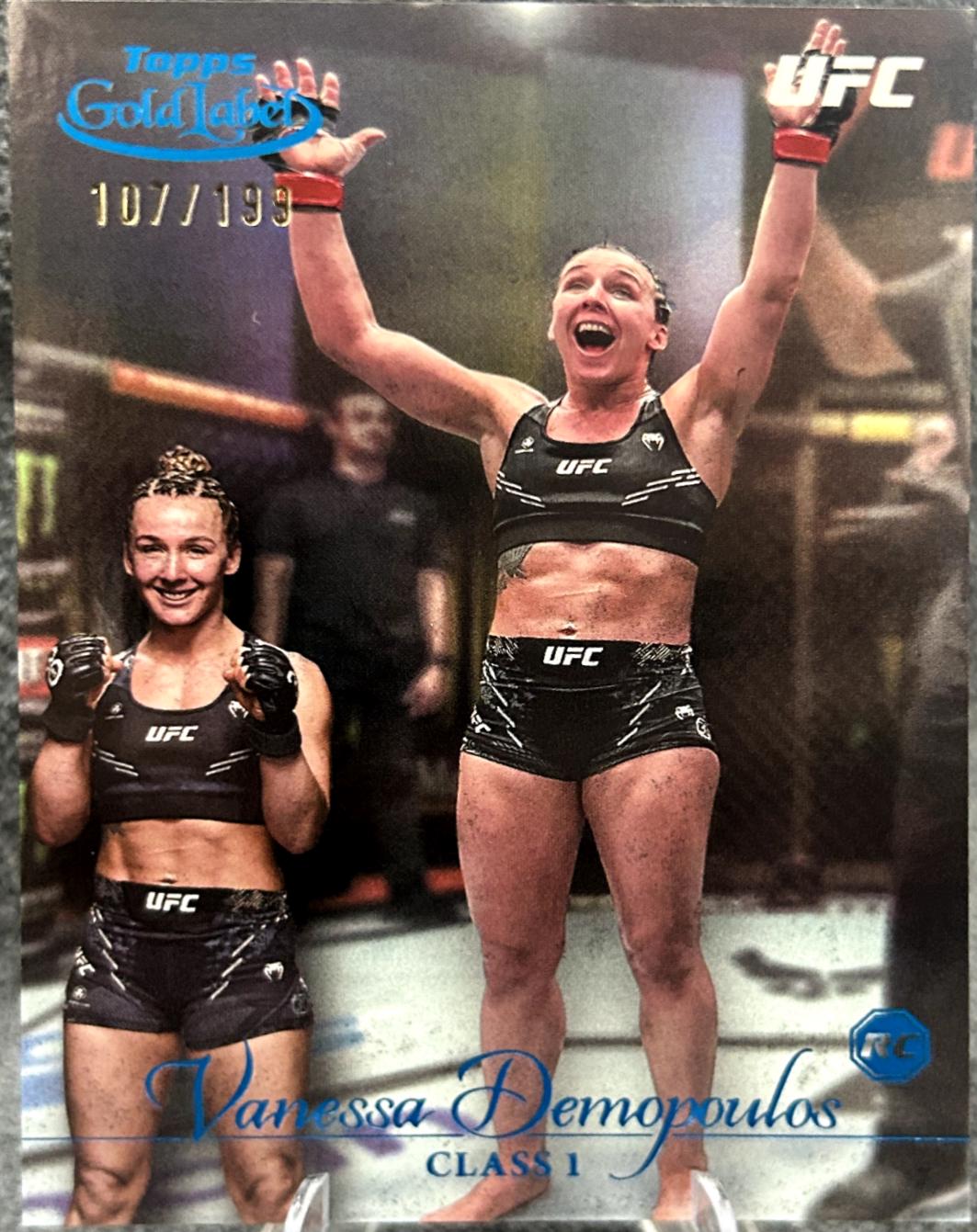 Vanessa Demopoulos 2024 Topps Gold Label UFC Base Class I #36 Blue