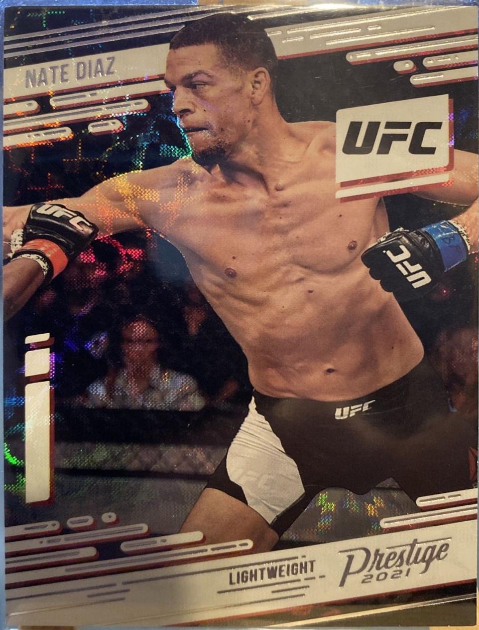 Nate Diaz 2021 Panini Chronicles UFC Base Prestige #72 Asia