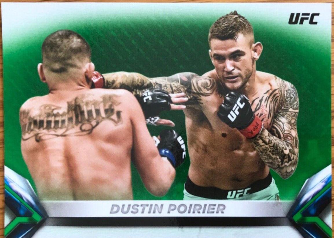 Dustin Poirier 2018 Topps UFC Knockout Base #67 Green