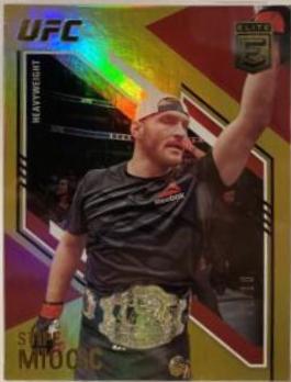 Stipe Miocic 2021 Panini Chronicles UFC Base Elite #150 Gold