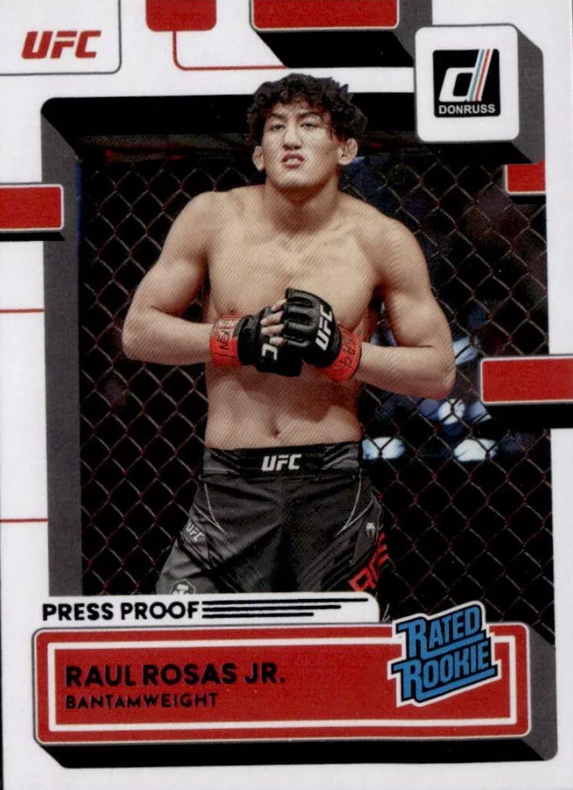 Raul Rosas 2023 Panini Donruss UFC Base #206 Press Proof Purple