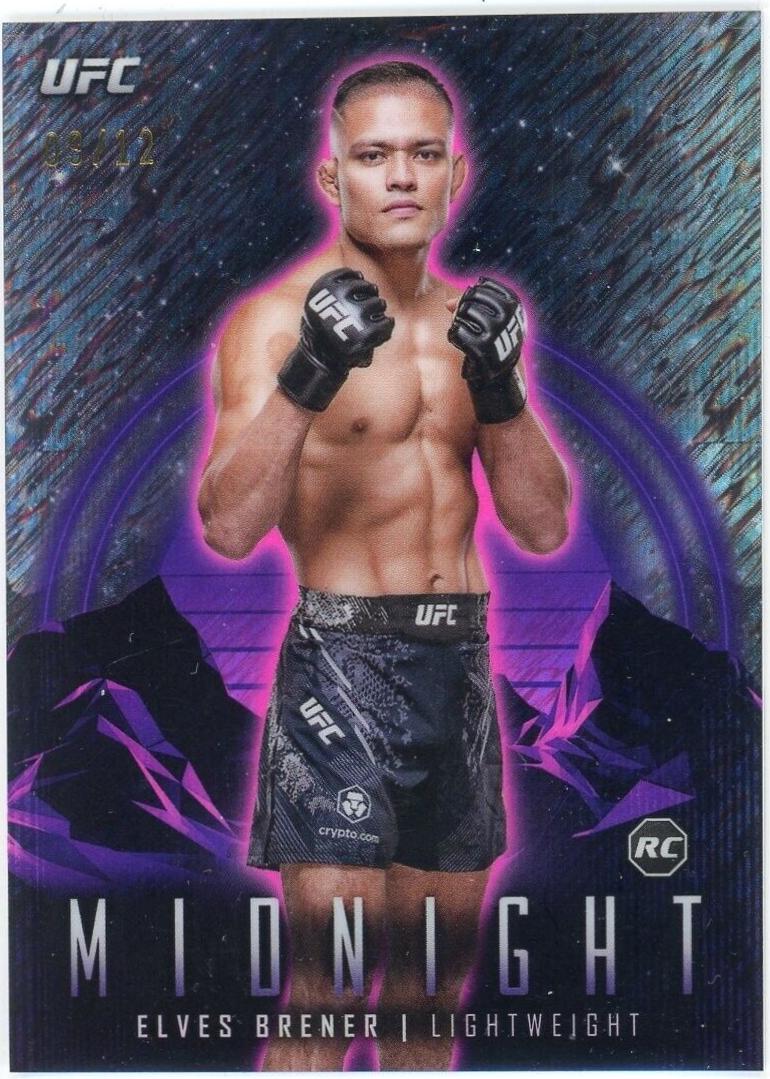 Elves Brener 2024 Topps Midnight UFC Base #92 Midnight