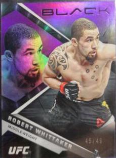 Robert Whittaker 2022 Panini Chronicles UFC Base Phoenix #322 Purple