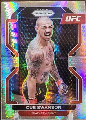 Cub Swanson 2022 Panini Prizm UFC Base #141 Hyper