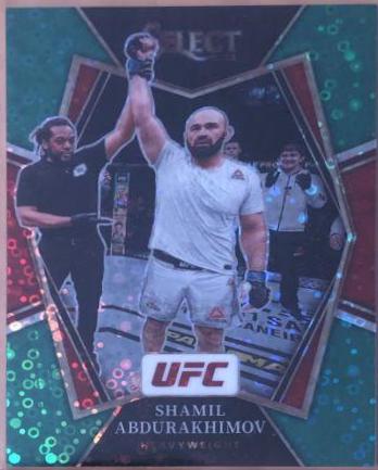 Shamil Abdurakhimov 2022 Panini Select UFC Premier Level #194 Green Disco