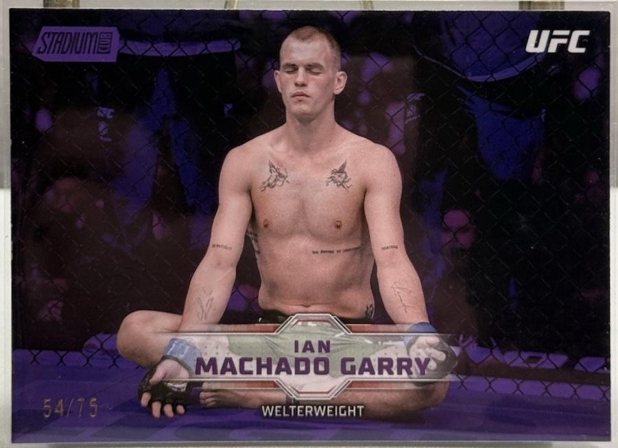 Ian Machado Garry 2026 Topps Stadium Club UFC Base #52 Sepia