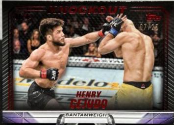 Henry Cejudo 2024 Topps Knockout UFC Base #70 Emerald
