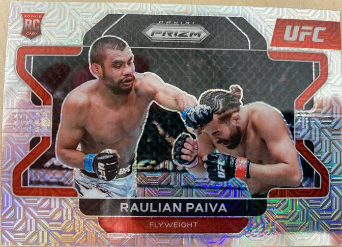 Raulian Paiva 2022 Panini Prizm UFC Base #10 Mojo