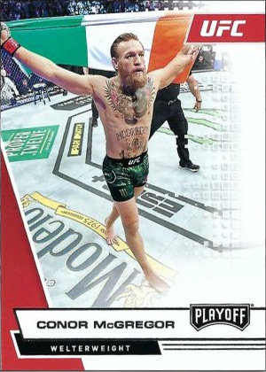 Conor McGregor 2021 Panini Chronicles UFC Base Playoff #61 Asia Gold