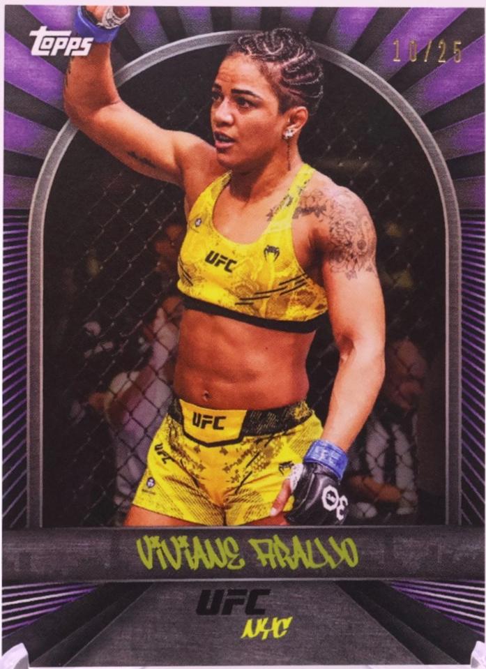 Viviane Araujo 2024 Topps UFC NYC Base #9 Purple