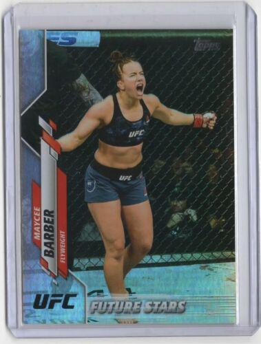 Maycee Barber 2020 Topps UFC Base #81 Rainbow Foil