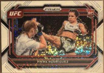 Piera Rodriguez 2023 Panini Prizm UFC Base #99 White Sparkle