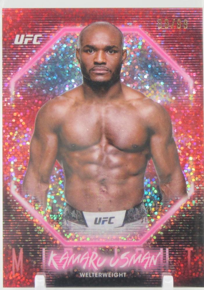 Kamaru Usman 2025 Topps Midnight UFC Base #48 Twilight