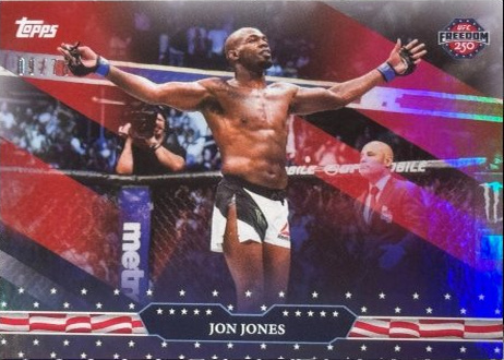 Jon Jones 2026 Topps UFC Freedom 250 Base #29 Foilfractor