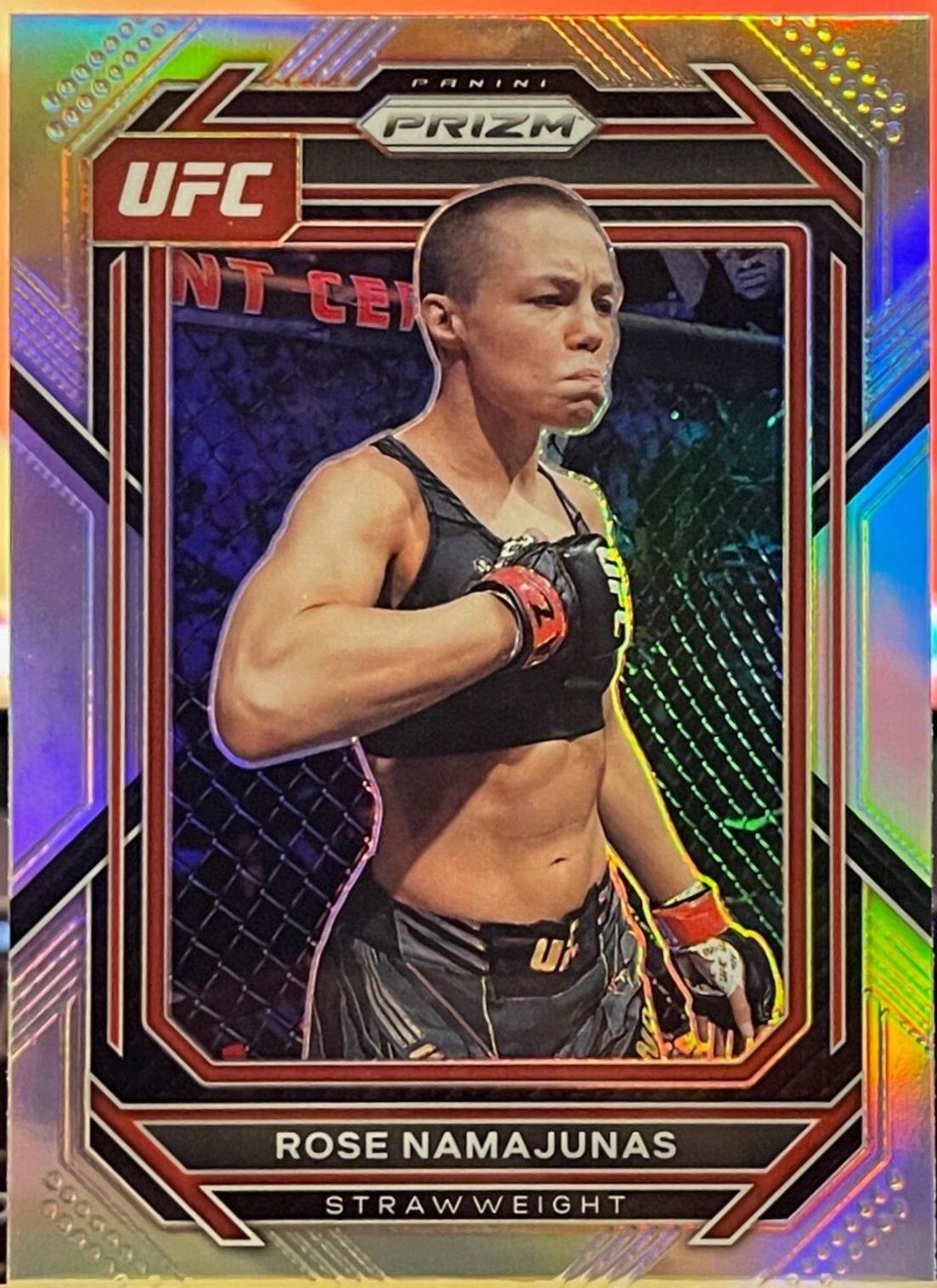 Rose Namajunas 2023 Panini Prizm UFC Base #136 Silver