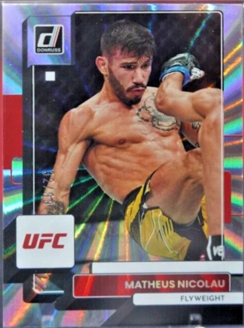 Matheus Nicolau 2023 Panini Donruss UFC Base #105 Laser