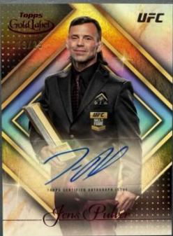 Jens Pulver 2024 Topps Gold Label UFC Golden Greats Autographs #GGA-JPU Red