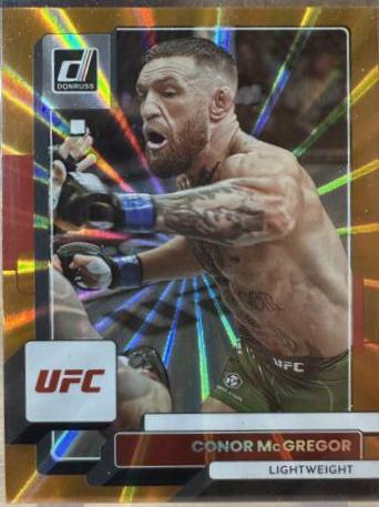 Conor McGregor 2023 Panini Donruss UFC Base #20 Orange Laser