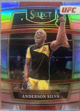 Anderson Silva 2022 Panini Select UFC Concourse #2 Silver