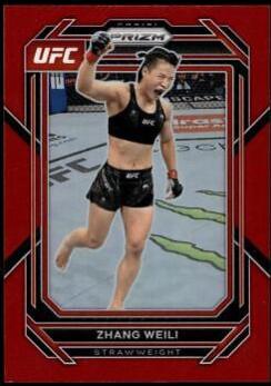 Zhang Weili 2023 Panini Prizm UFC Base #198 Red
