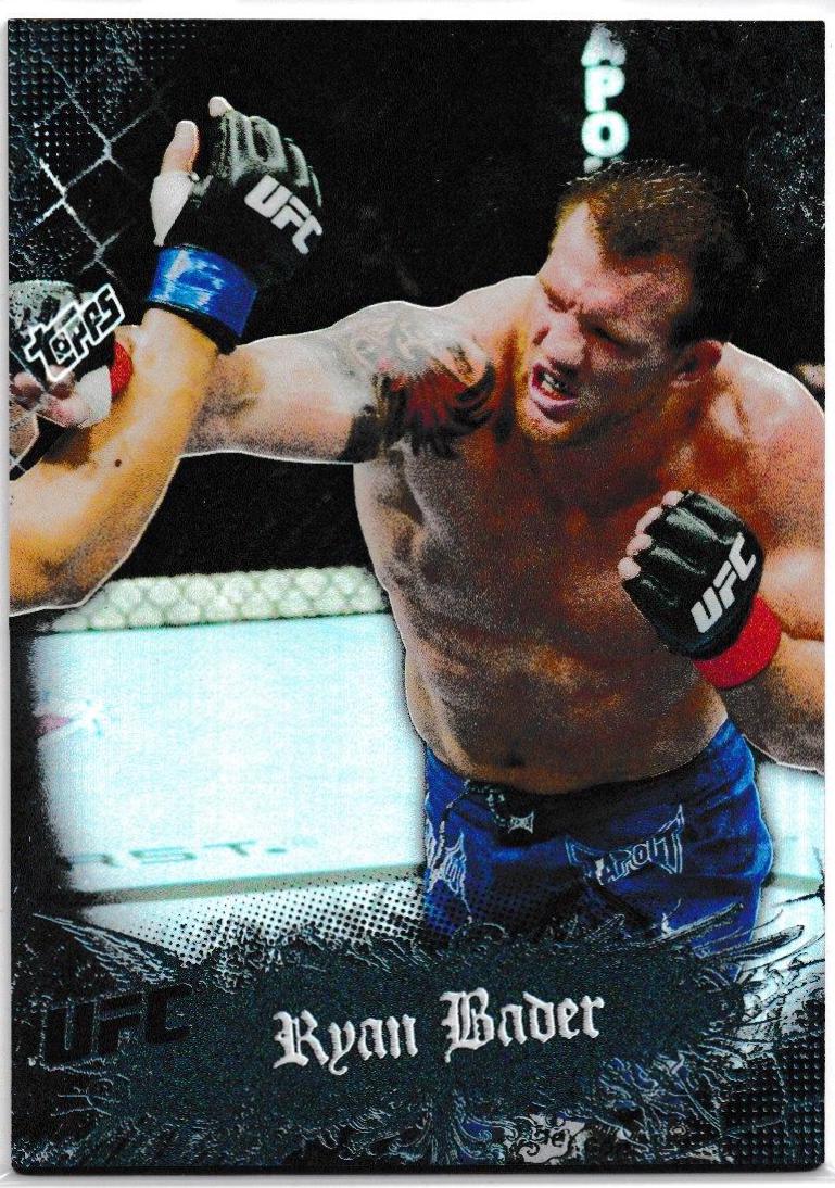 Ryan Bader 2010 Topps UFC Main Event Base #74 Black