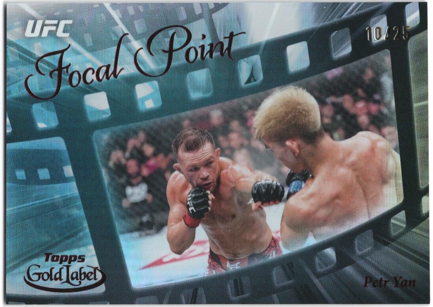 Petr Yan 2024 Topps Gold Label UFC Focal Point #FP-5 Red