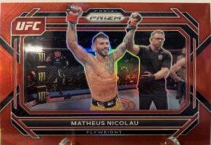 Matheus Nicolau 2023 Panini Prizm UFC Base #47 Red