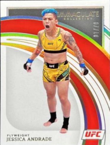 Jessica Andrade 2022 Panini Immaculate UFC Base #25 Gold