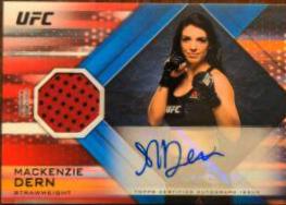 Mackenzie Dern 2019 Topps UFC Knockout Knockout Autographs #KA-MD Red