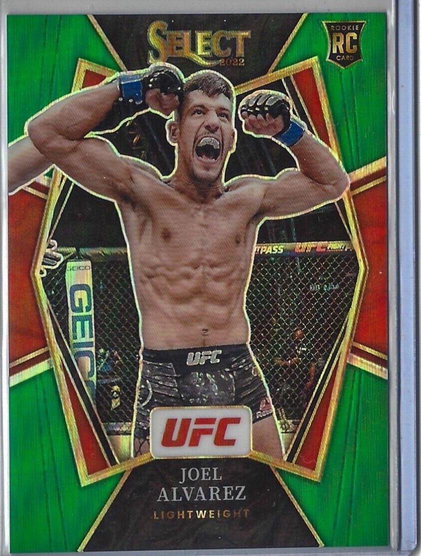 Joel Alvarez 2022 Panini Select UFC Premier Level #150 Green