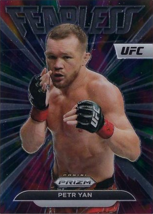 Petr Yan 2023 Panini Prizm UFC Fearless #11 Green Pulsar