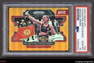 Valentina Shevchenko 2022 Panini Prizm UFC Base #52 Orange