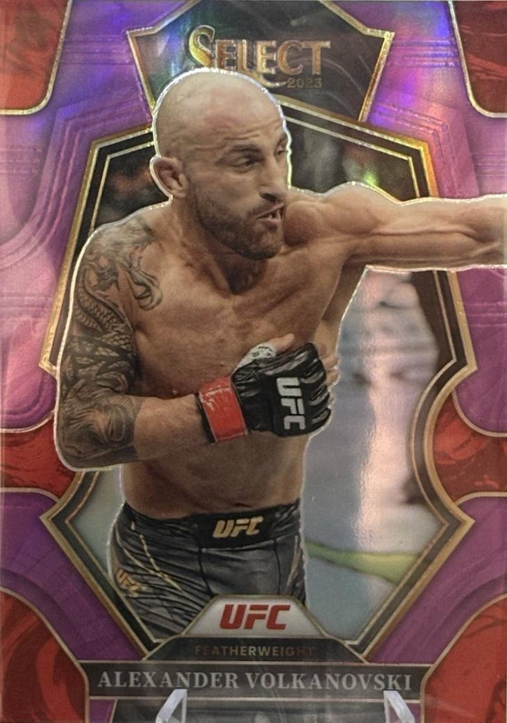 Alexander Volkanovski 2023 Panini Select UFC Premier Level #128 Purple