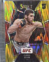 Fares Ziam 2022 Panini Select UFC Premier Level #130 Gold Flash