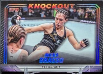 Alexa Grasso 2024 Topps Knockout UFC Base #15 Holo Silver