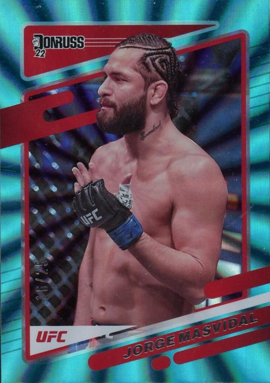 Jorge Masvidal 2022 Panini Donruss UFC Base #22 Teal