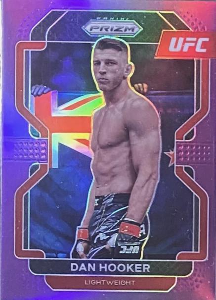 Dan Hooker 2022 Panini Prizm UFC Base #161 Purple