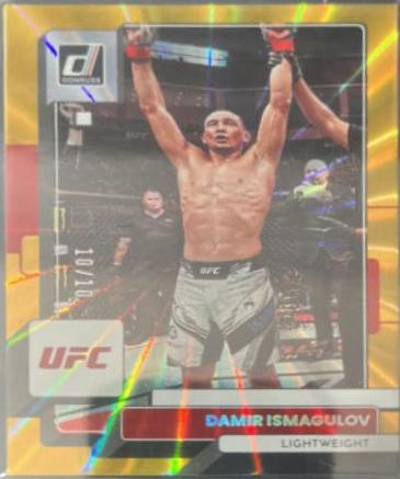 Damir Ismagulov 2023 Panini Donruss UFC Base #60 Gold Laser
