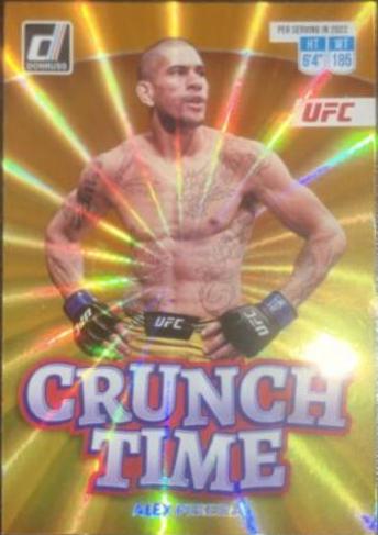 Alex Pereira 2023 Panini Donruss UFC Crunch Time #6 Orange Laser