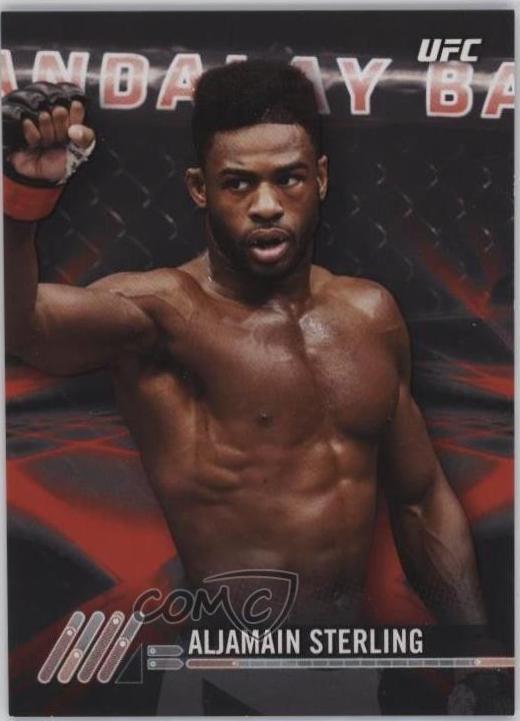 Aljamain Sterling 2017 Topps UFC Knockout Base #97 Red