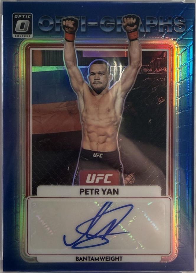 Petr Yan 2023 Panini Donruss Optic UFC Base #99 Blue