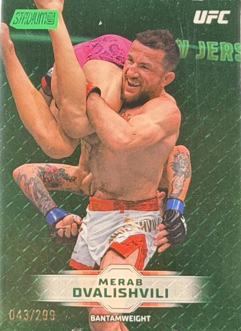 Merab Dvalishvili 2026 Topps Stadium Club UFC Base #57 Green