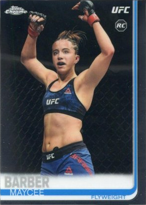 Maycee Barber 2019 Topps Chrome UFC Base #56 Black