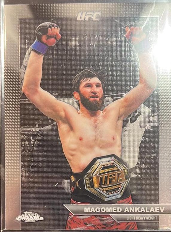 Belal Muhammad 2026 Topps Chrome UFC Base #101 Purple Geometric Refractor