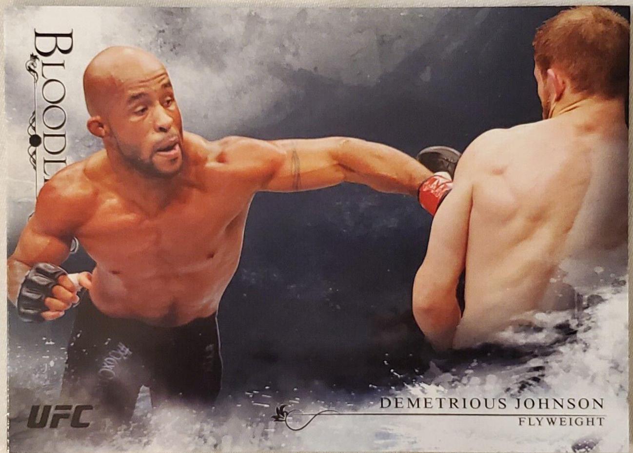 Demetrious Johnson 2014 Topps UFC Bloodlines Base #68 Black