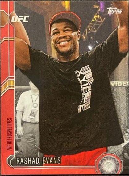 Rashad Evans 2015 Topps UFC Chronicles Base #29 Red